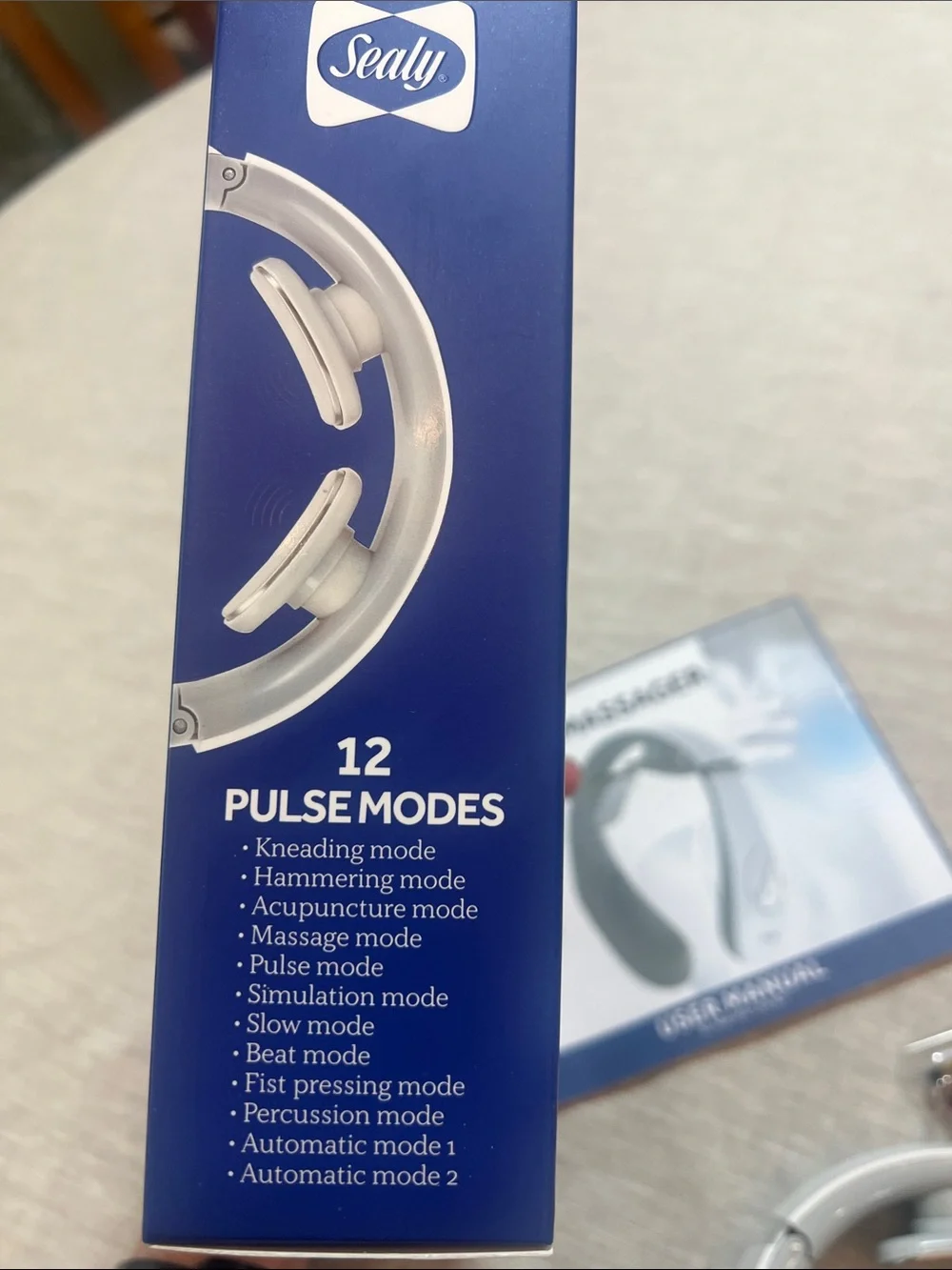 Sealy Electronic Pulse Neck Massager (MA-110). NIB